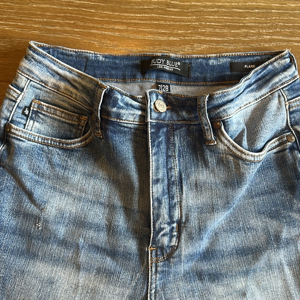 Judy Blue Flare Jeans - Picture 3 of 5